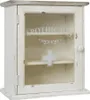 Clayre & Eef Medizinschrank 32x18x36 cm Weiß Holz Produktbild-Vorschau 1
