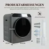 Zimilo Wäschetrockner 5kg, Kompakt, PTC Heizung, Edelstahl Produktbild-Vorschau 5