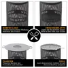 A collage of four images showcasing different features and accessories of a BonFeu fire pit. Produktbild-Vorschau