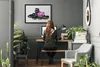 Bild 70x50 MDF-Rahmen Wandkunst Blumen-Stones-Kunst Produktbild-Vorschau 3