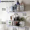 KINCMAX Duschablage ohne Bohren aus Edelstahl - 2er Set - Produktbild-Vorschau 15