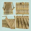 Pont de jardin Relaxdays, avec balustrade, en bois de Voir les images du produit 5