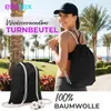 EllaTex Turnbeutel 37x46 cm – Gym Sack aus 100% Baumwolle Produktbild-Vorschau 2