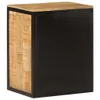 Badschrank 40x30x50 cm Massivholz Mango und Eisen Produktbild-Vorschau 5