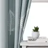 132*275cm Outdoor Wasserdicht Vorhänge mit Ösen Blätter Produktbild-Vorschau 10
