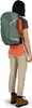 A person wearing a backpack. Produktbild-Vorschau