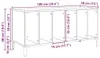 vidaXL Plattenschrank Altholz-Optik 100x38x48 cm Produktbild-Vorschau 8