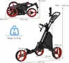 Chariot de golf à 3 roues en aluminium avec Voir les images du produit 2