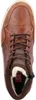 A top-down view of a brown bootie with white fur lining. Anteprima dell’immagine prodotto