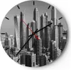 Wanduhr - Rund - Glasuhr - Wolkenkratzer Fotografie Dubai - Produktbild-Vorschau 1