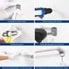 CECIPA quadratischer Handtuchhalter, gebürsteter Edelstahl Produktbild-Vorschau 12