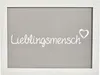 Out of the blue Kissen-Tablett 'Lieblingsmensch', Grau, ca. Produktbild-Vorschau 1