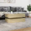 vidaXL Couchtisch mit LED-Leuchten Sonoma-Eiche 90x50x40 cm Produktbild-Vorschau 4