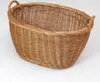 Großer Weidenkorb Griffe oval 60x40x32cm – Wäschekorb Produktbild-Vorschau 5