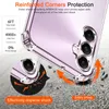 A close-up of a phone case with text highlighting its protective features. Produktbild-Vorschau