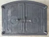 A cast iron oven door with a latch. Náhľad obrázku produktu