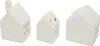 Ceramiczne domki LED SCANDI, 3 ozdoby świetlne Podgląd zdjęcia produktu 5