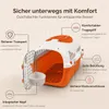 SNOEKIE Katzen Transportbox mit 2 Öffnungen, 49,5 × 32 × Produktbild-Vorschau 4