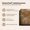 KitchenYeah© Herdabdeckplatte Gold - Rost - Abstrakt , Produktbild-Vorschau 6