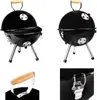 HI Mini-Holzkohlegrill Schwarz Produktbild-Vorschau 10