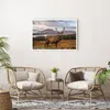 Poster - Poster ohne Rahmen - Rehe Wiese Berge - 91,5x61 cm Produktbild-Vorschau 5