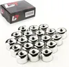 20x Radschrauben Kappen Abdeckkappen Set 17 mm chromfarben Produktbild-Vorschau 1