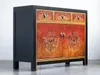 A vintage-style Asian sideboard with drawers and doors, displayed against a light gray background. Produktbild-Vorschau