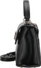 Elegante schwarze Damentasche mit Henkel & abnehmbarem Produktbild-Vorschau 6