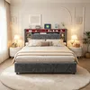 Letto matrimoniale con rete a molle INONEFT, dimensioni Anteprima dell’immagine prodotto 1