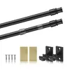 A product shot of curtain rods and accessories on a white background. Produktbild-Vorschau