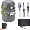 Outdoor Kochset Camping, 1–2 Personen, Tragbares Produktbild-Vorschau 1