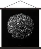 MuchoWow® Textilposter Blumen - Blätter - Schwarz - Weiß Produktbild-Vorschau 1