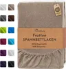 Frottee Spannbettlaken Spannbetttuch, 70x140 cm, Sand Produktbild-Vorschau 1