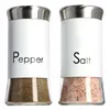 KADAX saliera e pepiera "Force", in vetro e acciaio inox, Anteprima dell’immagine prodotto 1