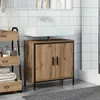 vidaXL Umývadlová skrinka Artisan dub 60x30x60 cm materiál Náhľad obrázku produktu 3