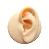Helix Ohrpiercing 316L Chirurgenstahl mit Kristallen Produktbild-Vorschau 2