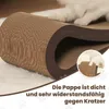 PetRhein Kratzbrett Katze XXL Set 86+75cm - Zwei-in-Eins Produktbild-Vorschau 4