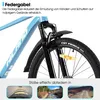 Hiland 27,5 Zoll Mountainbike, Herren und Damen 21 Gang MTB Produktbild-Vorschau 5