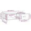 The Living Store Couchtisch HAMAR Weiß 100x55x35 cm Produktbild-Vorschau 8