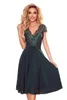 Numoco Spitzenkleid für Damen Linda grün L Produktbild-Vorschau 7