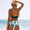 Dvoudílné plavky zeštíhlující bikiny komplet horní díl Náhled obrázku produktu 4