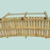 Pont de jardin Relaxdays, avec balustrade, en bois de Voir les images du produit 8