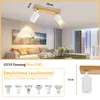 ZMH faretto da soffitto 2 fiamme bianco lampada da cucina Anteprima dell’immagine prodotto 2