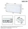 Merax Sideboard mit LED-Beleuchtung, Kommode mit 2 Produktbild-Vorschau 7
