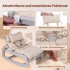 KOMFOTTEU 2 in 1 Babywippe, Schaukelsessel für Baby ab 6 Produktbild-Vorschau 5