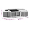 A diagram of a large outdoor enclosure with dimensions labeled. Náhled obrázku produktu