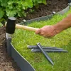 Nature Rasenkante mit Bodenanker Set Grau Produktbild-Vorschau 2
