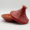 Marrakech Red indywidualny rozkloszowany tajine - D 22 cm Podgląd zdjęcia produktu 3