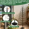 LZQ Künstlicher Weihnachtsbaum 150 cm mit 1500 kaltweißen Produktbild-Vorschau 3