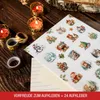 Adventskalender Zahlen Aufkleber - 24 Sticker Produktbild-Vorschau 4